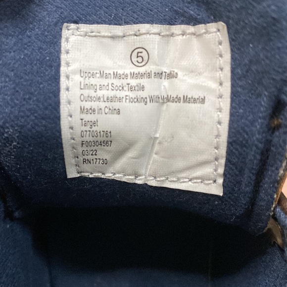 Brown &Blue shoes toddler 5 velcro - Picture 4 of 4